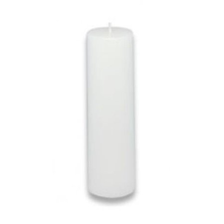 ZEST CANDLE Zest Candle CPC-001-24 2 x 6 in. White Citronella Pillar Candle -24pcs-Case - Bulk CPC-001_24